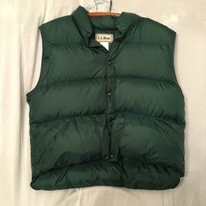 Mens L.L. Bean down vest, size XL, BRAND NEW